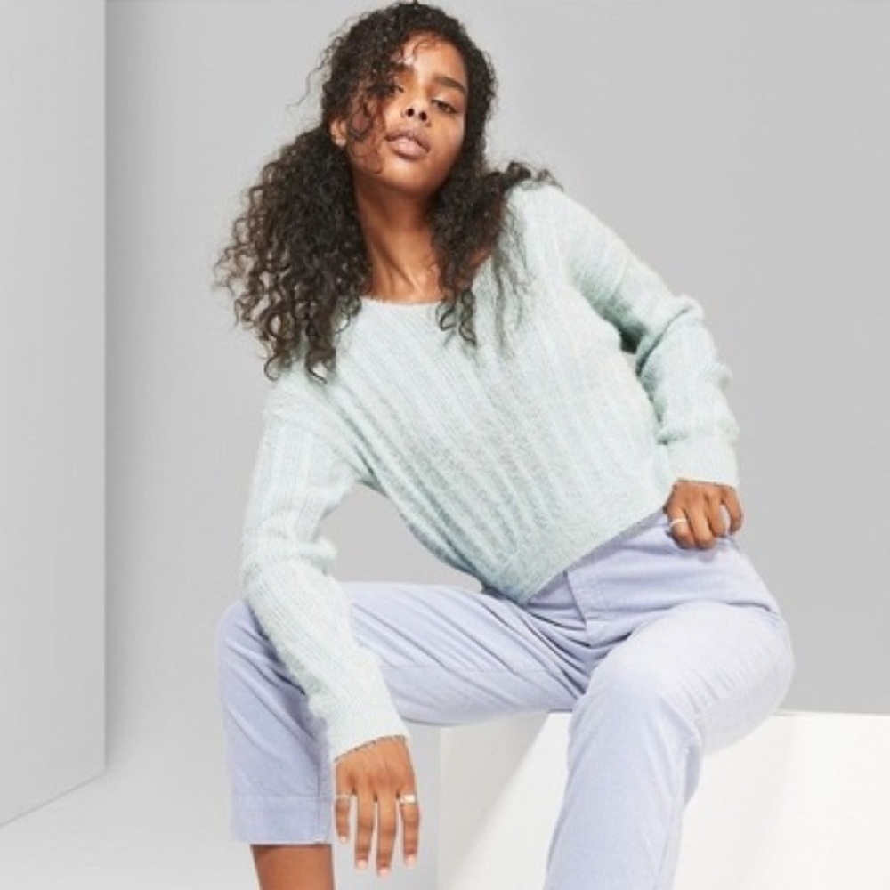 WILD FABLE CROPPED SWEATER